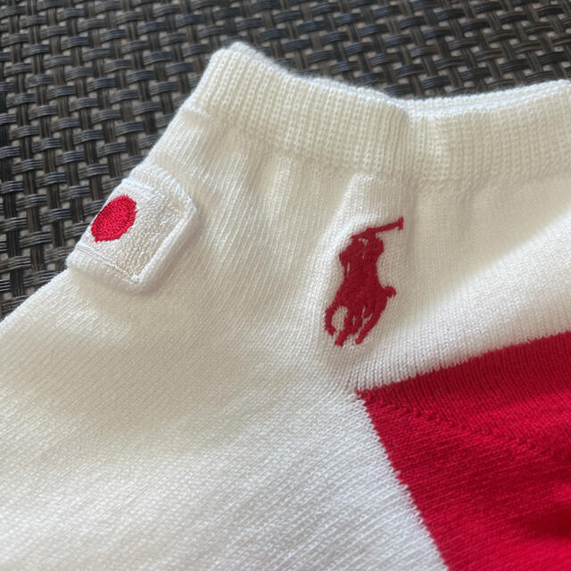 POLO RALPH LAUREN(ポロラルフローレン)のポロ・ラルフローレン！国旗！レディーススニーカーソックス レディースのレッグウェア(ソックス)の商品写真