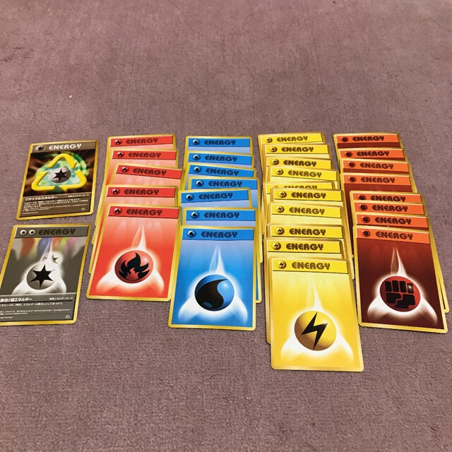 ポケモン(ポケモン)のエネルギーカード　旧裏　ポケモンカード エンタメ/ホビーのアニメグッズ(カード)の商品写真