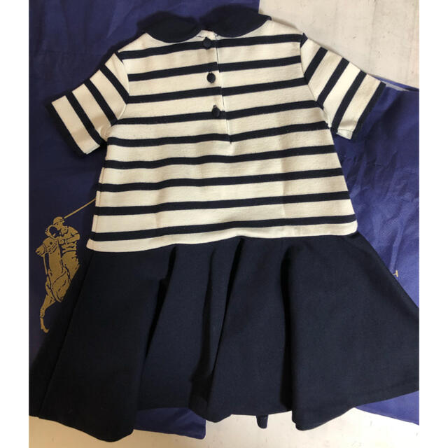 Ralph Lauren(ラルフローレン)のラルフローレン☆80☆半袖ワンピース☆女の子☆スカート☆ポニー☆ワンポイント キッズ/ベビー/マタニティのベビー服(~85cm)(ワンピース)の商品写真