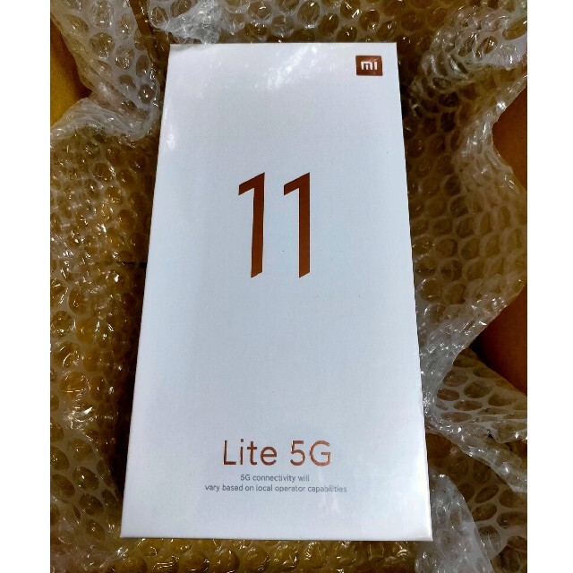 Xiaomi Mi 11 Lite 5G 6GB 128GBブラック 新品未開封