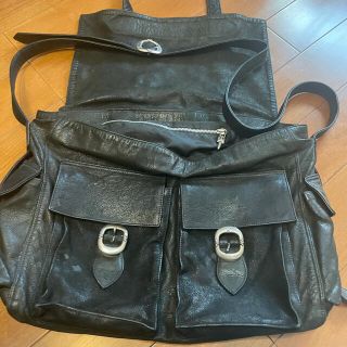 クロムハーツ　SATCHEL バッグ　デストロイレザー　レア物だと思います