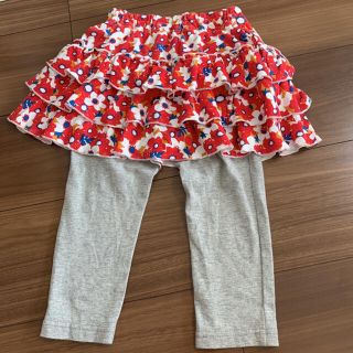 ベルメゾン(ベルメゾン)の【110cm】花柄 スカッツ(パンツ/スパッツ)