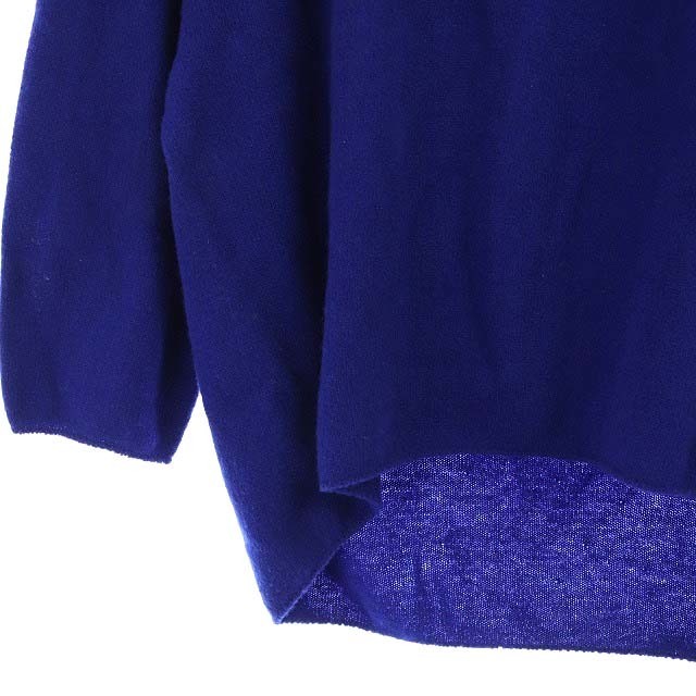Noble(ノーブル)のノーブル 20AW ニット セーター プルオーバー 長袖 ウール 青 ブルー レディースのトップス(ニット/セーター)の商品写真