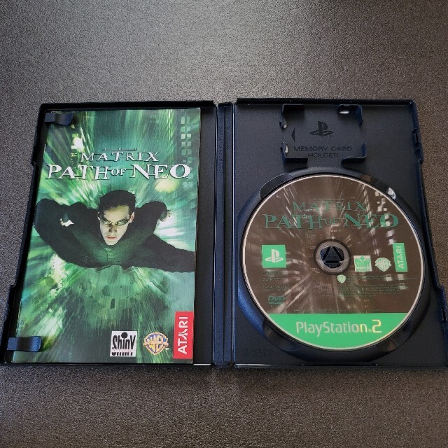 PlayStation2(プレイステーション2)のTHE MATRIX PATH OF NEO マトリック パス オブ ネオ エンタメ/ホビーのゲームソフト/ゲーム機本体(家庭用ゲームソフト)の商品写真