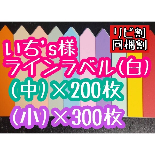 いち's様 ラインラベル ハンドメイドのフラワー/ガーデン(その他)の商品写真