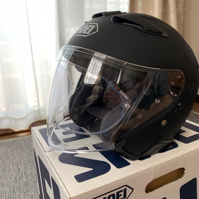 専用　超美品！　SHOEI J-Cruise Ⅱ Lサイズ　マットブラック 自動車/バイクのバイク(ヘルメット/シールド)の商品写真