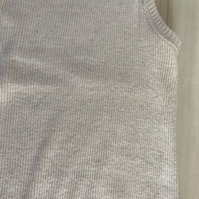 DEUXIEME CLASSE(ドゥーズィエムクラス)のargue linen-cotton rib reversible dress  レディースのワンピース(ロングワンピース/マキシワンピース)の商品写真