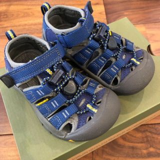 キーン(KEEN)のYSKさま専用✨美品✨KEEN NEWPORT H2 ブルー　15cm(サンダル)