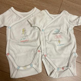 プチバトー(PETIT BATEAU)のプチバトー　ボディ　肌着　2枚セット(肌着/下着)