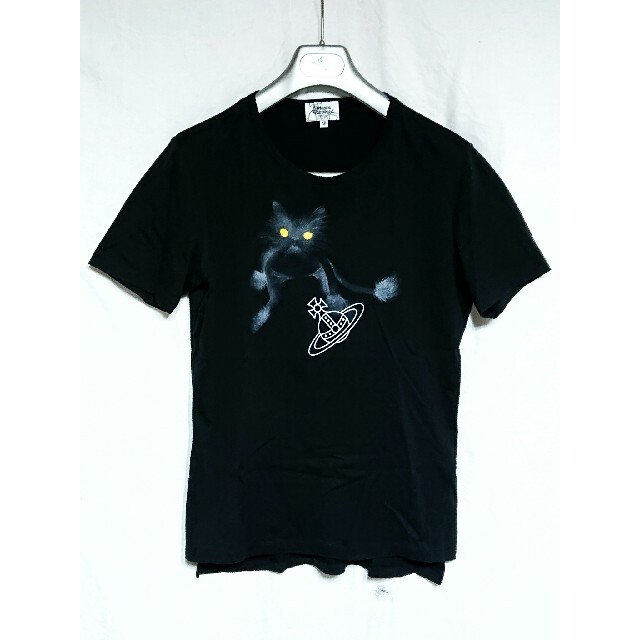 Vivienne Westwood MAN/黒猫 キャット Tシャツ 48