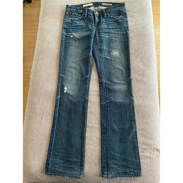 ADRIANO GOLDSCHMIED(アドリアーノゴールドシュミット)の【美品】AG-ed DENIM SLIM STRAIGHT LEG 25 レディースのパンツ(デニム/ジーンズ)の商品写真