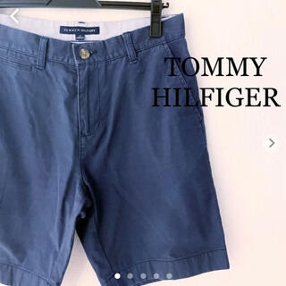 トミーヒルフィガー(TOMMY HILFIGER)のトミーヒルフィガー　ショートパンツ　ネイビー　W29  TOMMY       (ショートパンツ)