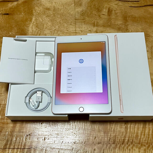 【美品】Apple iPad mini 5 ゴールド 256GB Wi-Fi