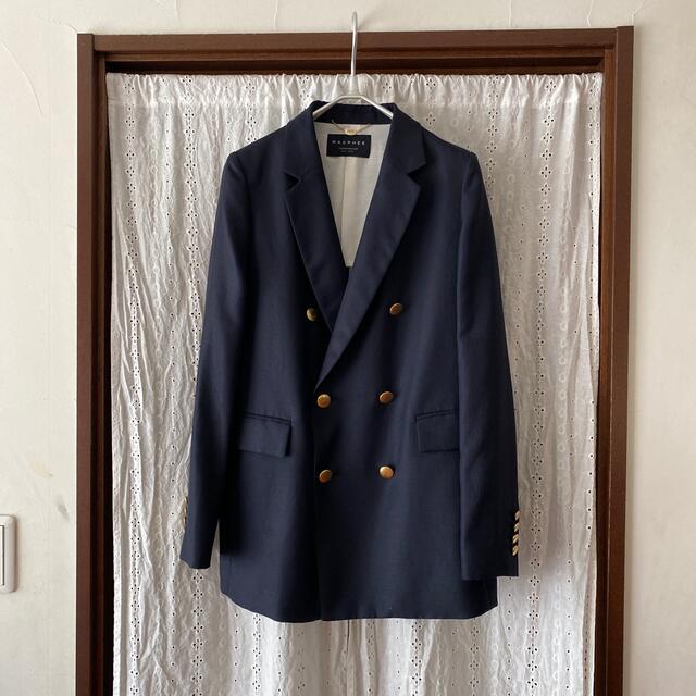 期間限定30%OFF! トゥモローランド ピルグリム コットン 6釦 紺
