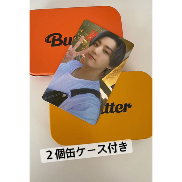 BTS butter  トレカ　グク　weverse  缶ケース付き