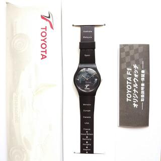 トヨタ(トヨタ)の2004年 TOYOTA F1 オリジナルウォッチ トヨタ 腕時計(腕時計(アナログ))