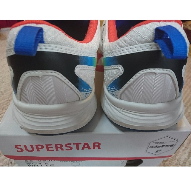 SUPERSTAR(スーパースター)のムーンスター バネのチカラ 21.5㎝ キッズ/ベビー/マタニティのキッズ靴/シューズ(15cm~)(スニーカー)の商品写真