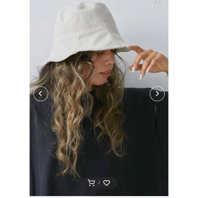 Ungrid(アングリッド)の【新品】Ungrid リネン混バケットHAT レディースの帽子(ハット)の商品写真