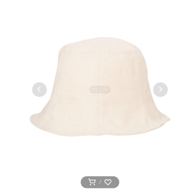 Ungrid(アングリッド)の【新品】Ungrid リネン混バケットHAT レディースの帽子(ハット)の商品写真