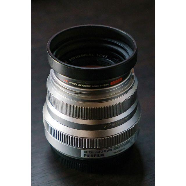 富士フイルム FUJI XF35mm f2 銀 元箱付属品完備 おまけ付