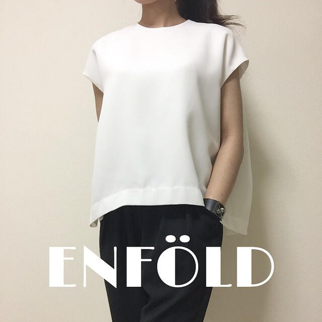 ENFOLD - ENFOLD ドライダブルクロスBOXプルオーバーの通販 by KIARA's ...