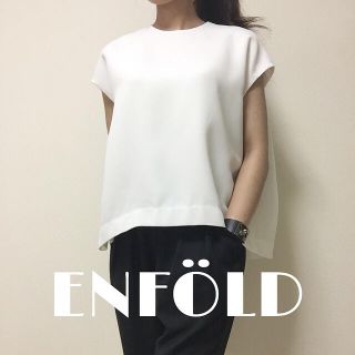 エンフォルド(ENFOLD)のENFOLD ドライダブルクロスBOXプルオーバー(シャツ/ブラウス(半袖/袖なし))