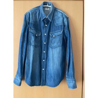 ラングラー(Wrangler)のwrangler blue bell デニムシャツ　Sサイズ　古着(シャツ)