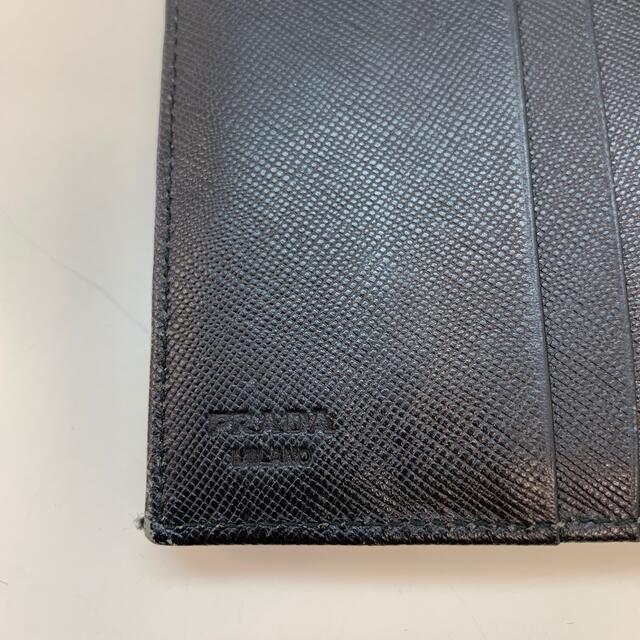 PRADA(プラダ)のPRADA プラダ 二つ折り　財布　ジャンク　本物　中古 レディースのファッション小物(財布)の商品写真