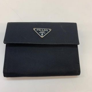 プラダ(PRADA)のPRADA プラダ 二つ折り　財布　ジャンク　本物　中古(財布)