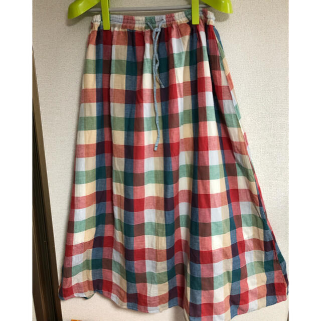 Hare no hi  チェック柄フレアスカート レディースのスカート(ロングスカート)の商品写真