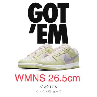 ナイキ(NIKE)のNIKE WMNS DUNK LOW "LIGHT SOFT PINK"26.5(スニーカー)