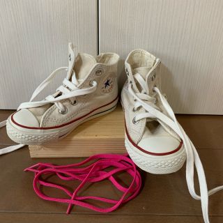 コンバース(CONVERSE)の子供　15cm converse クリーム　ハイカット(スニーカー)