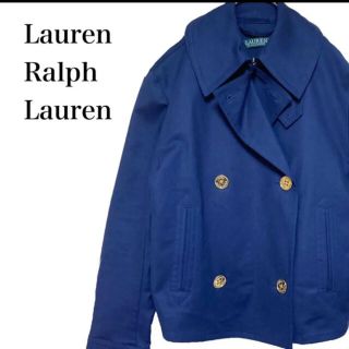 ラルフローレン(Ralph Lauren)の【美品】ローレンラルフローレン テーラードジャケット ダブル ネイビー 高級 M(テーラードジャケット)