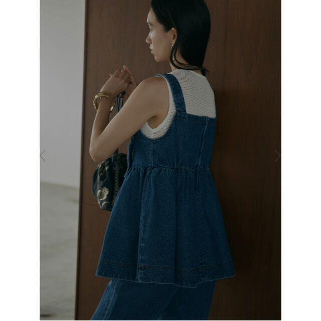 Ameri VINTAGE(アメリヴィンテージ)の®️様専用　Ameri vintage FRILL DENIM SET UP レディースのパンツ(デニム/ジーンズ)の商品写真