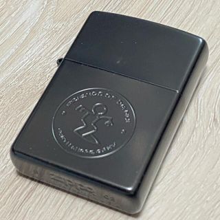 ジッポー(ZIPPO)のzippo （Da Hui ロゴ入り　つや消しブラック）(タバコグッズ)