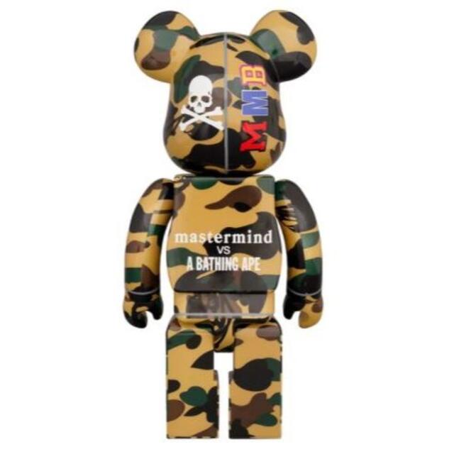 MEDICOM TOY(メディコムトイ)のMASTERMIND VS BAPE(R) BE@RBRICK 1000% エンタメ/ホビーのフィギュア(その他)の商品写真