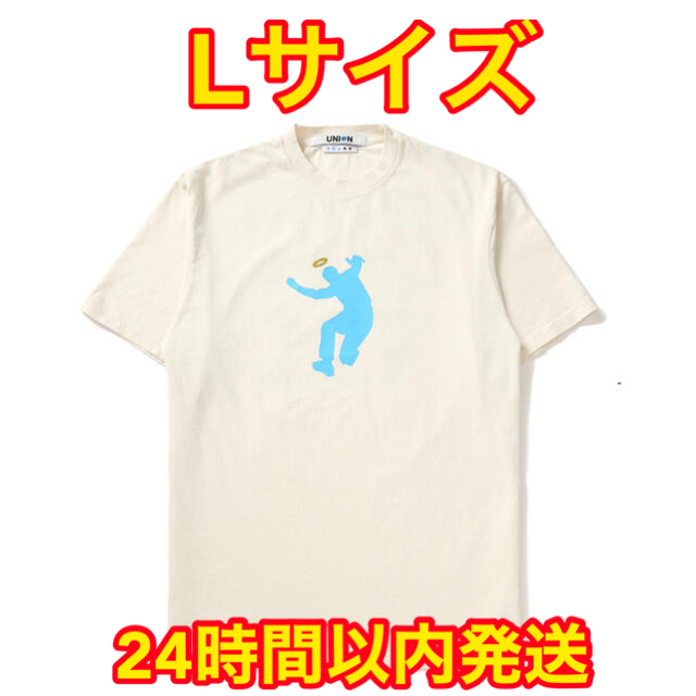 【第1位獲得！】 UNION FRONTMAN IV S/S TEE CHALK Lサイズ Tシャツ/カットソー(半袖/袖なし)