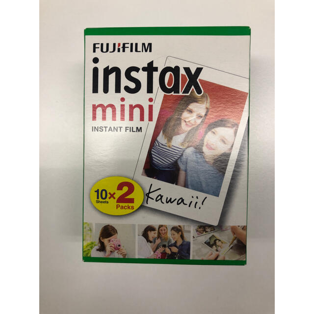 富士フイルム(フジフイルム)のチェキフィルム instax mini 新品 外箱なし 中身のみ スマホ/家電/カメラのカメラ(フィルムカメラ)の商品写真