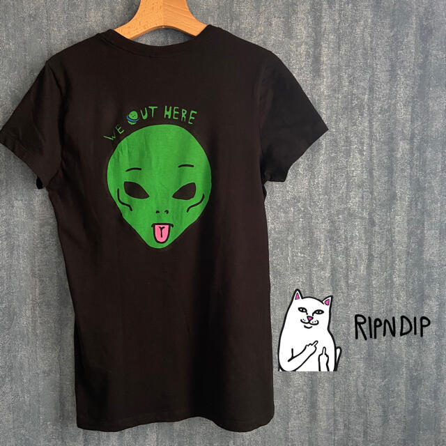 Supreme(シュプリーム)のripndip sk8 we out here エイリアン半袖Tシャツ レディースのトップス(Tシャツ(半袖/袖なし))の商品写真