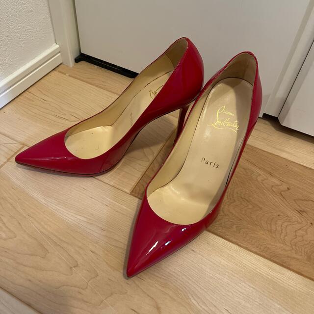 Christian Louboutin(クリスチャンルブタン)の値下げ9/17ルブタン　赤　パンプス　36 レディースの靴/シューズ(ハイヒール/パンプス)の商品写真