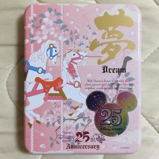 ディズニー(Disney)のディズニーリゾート　25周年記念缶(キャラクターグッズ)