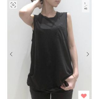 アパルトモンドゥーズィエムクラス(L'Appartement DEUXIEME CLASSE)のused【JAMES PERSE】ポケット付きTank Top(Tシャツ(半袖/袖なし))