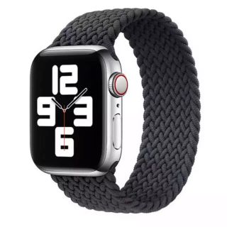 アップルウォッチ(Apple Watch)のエス様専用 Applewatch ブレイデッドソロループ チャコール ブルー L(その他)