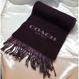 コーチ(COACH) マフラー/ショール(レディース)(パープル/紫色系)の