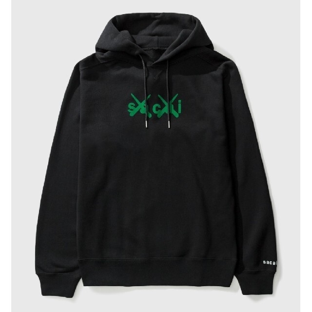 sacai x KAWS  Flock Print Hoodie サイズ4