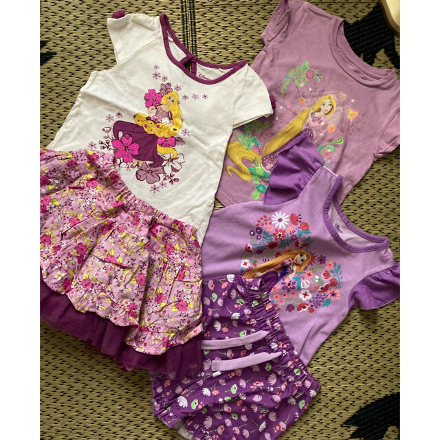 Disney(ディズニー)のディズニー　ラプンツェル　セット　110サイズ キッズ/ベビー/マタニティのキッズ服女の子用(90cm~)(その他)の商品写真