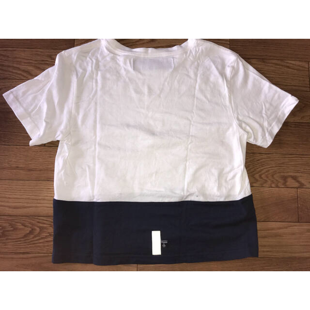 BEAMS(ビームス)のCHARI & CO. NYC チャリアンドコー  BI-TONE CROP T レディースのトップス(Tシャツ(半袖/袖なし))の商品写真