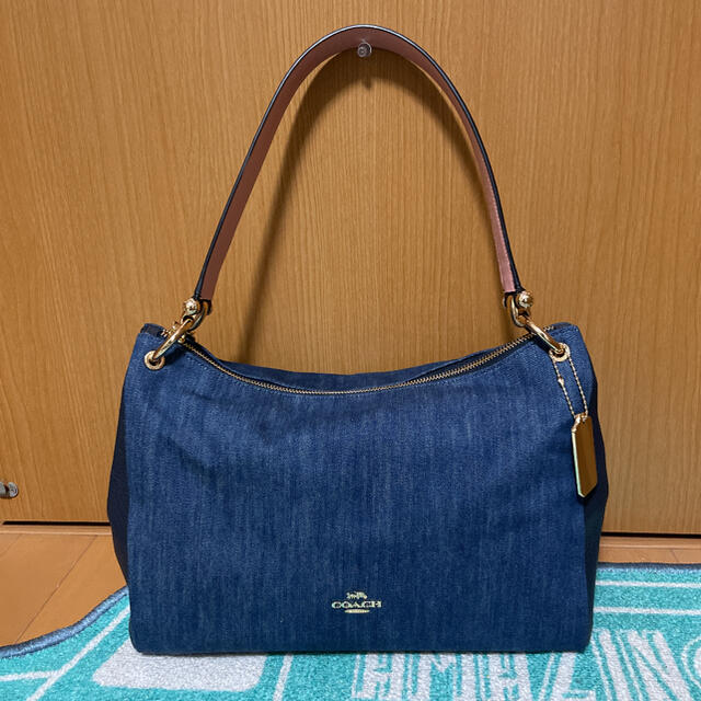 COACH - coach☆デニム風ショルダーバックの通販 by きなぼん's shop