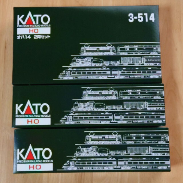 16番 HOゲージ KATO 14系客車 4両 エンタメ/ホビーのおもちゃ/ぬいぐるみ(鉄道模型)の商品写真