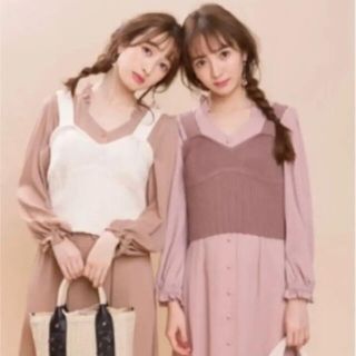 ウィルセレクション(WILLSELECTION)のウィルセレクション　ビスチェ付きワンピース(ロングワンピース/マキシワンピース)